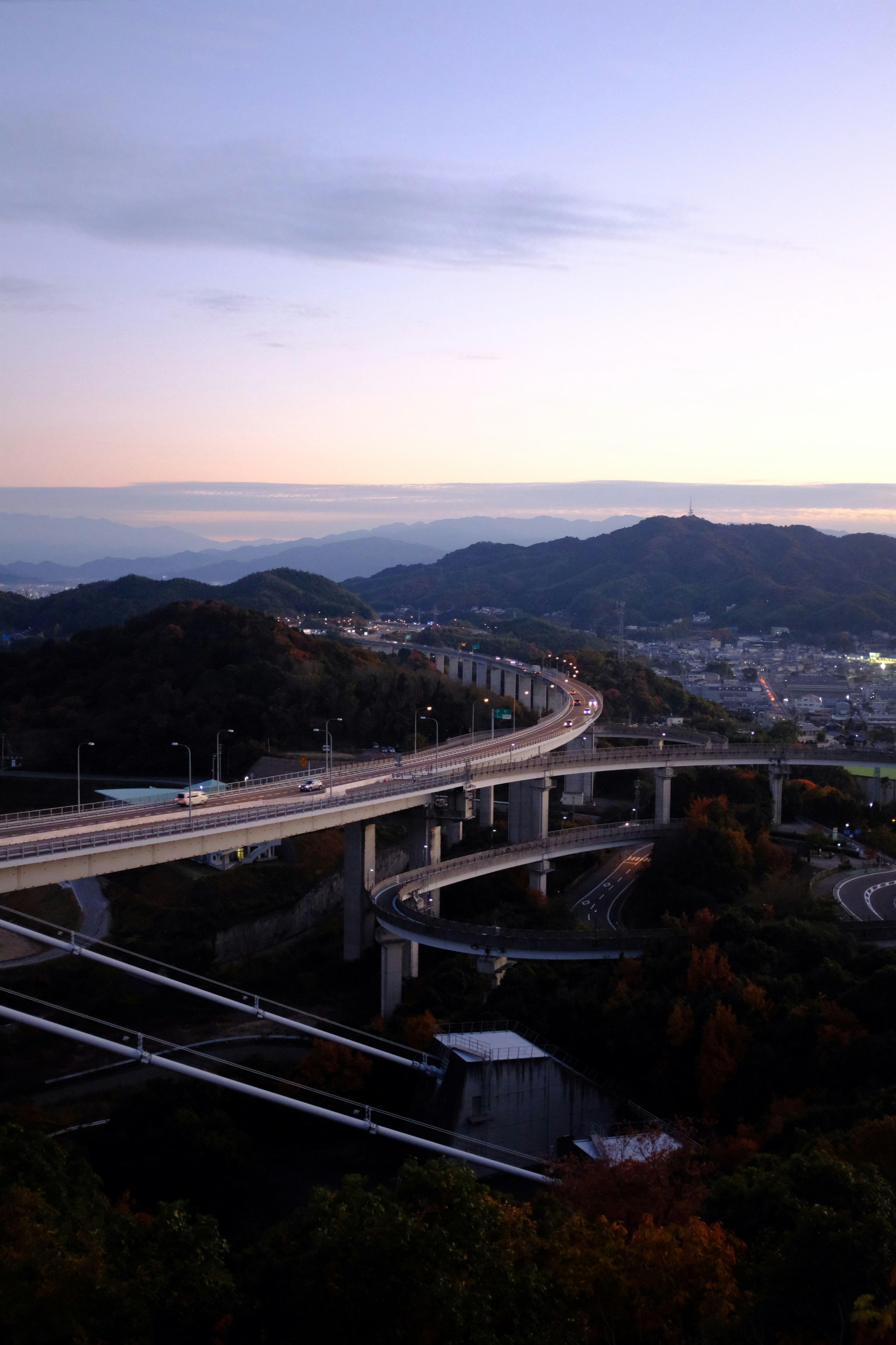 aerial photography of road during daytime